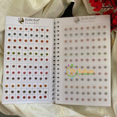 Gold Stone Sticker Bindi Book-RR Long-BB033