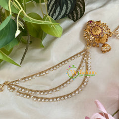 Temple Jada Bun Billai with Maatil -Bridal Bun Jhumka Jada Billai -G9753