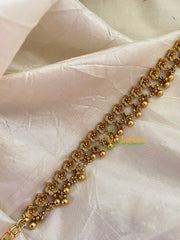 Elegant Thin Hip Chain - Gold -G7846