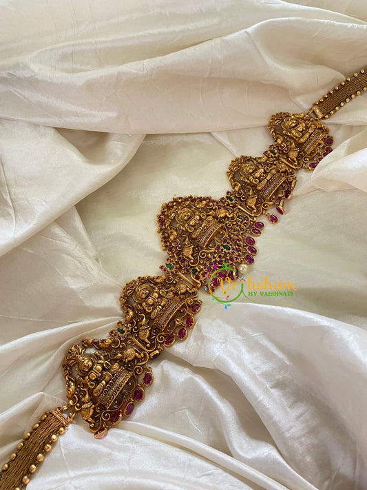 Premium Temple Hip chain -Lakshmi Hip chain-G7840