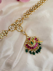 Precious Jadau Kundan Sheeshphool with Maang Tikka-J515