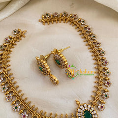 Premium AD Stone Short Neckpiece-G10655