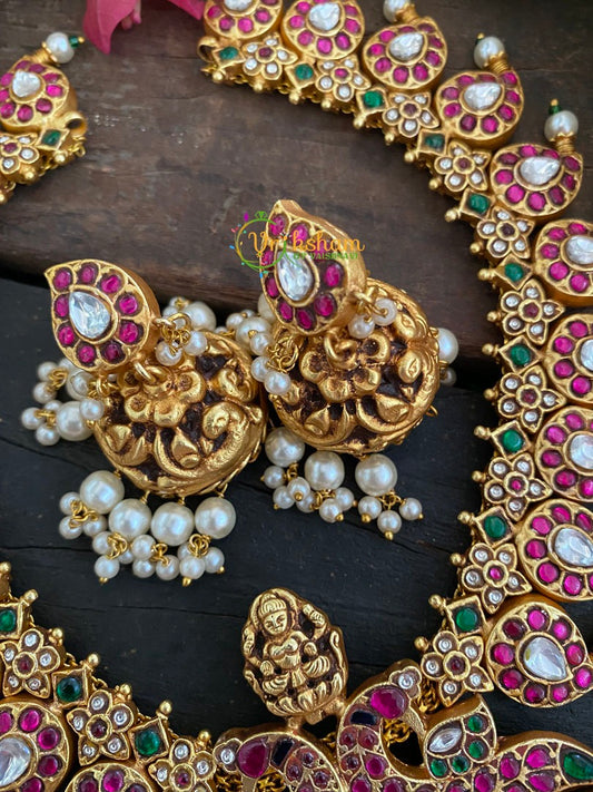 Jadau Kundan Ganesh Maanga Neckpiece-J220