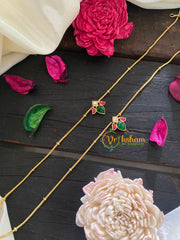 Precious Jadau Kundan Pendant Anklets-Petal  -G8999