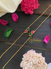 Precious Jadau Kundan Pendant Anklets -Bow -G9000