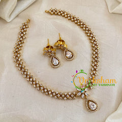 Premium AD Stone Short Neckpiece-G10653