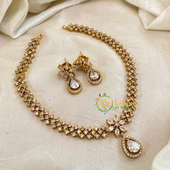 Premium AD Stone Short Neckpiece-G10653