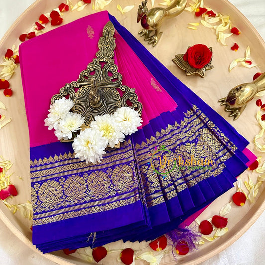 Majantha Pink Thiribhuvanam Silk Saree -Pure Silk  -VS1281