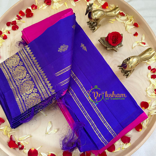 Majantha Pink Thiribhuvanam Silk Saree -Pure Silk  -VS1281