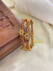 Premium AD Stone Bangles -G7860