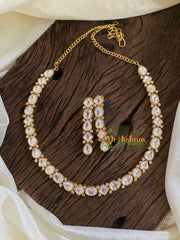 Premium Mossanite Short Neckpiece -M030