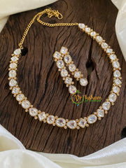 Premium Mossanite Short Neckpiece -M030