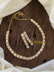 Premium Mossanite Short Neckpiece -M030