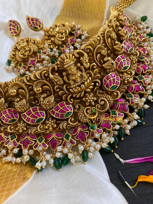 Jadau Kundan High Neck Choker-Lakshmi-J612