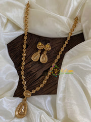 Premium Mossanite Pendant Short Neckpiece -M006