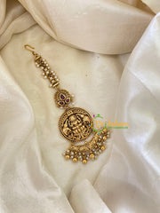 Premium Pearl Lakshmi Maang Tikka -G8099
