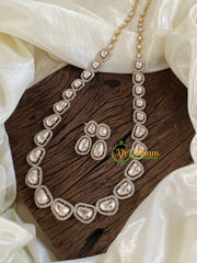 Premium Mossanite Long Neckpiece -M028