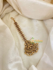 Premium AD Stone Lakshmi Maang Tikka -G8102