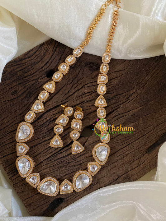 Premium Mossanite Short Neckpiece -M027