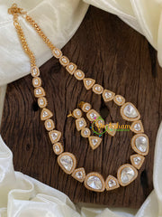 Premium Mossanite Short Neckpiece -M027