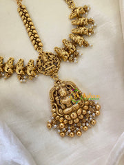 Gold Look Alike Lakshmi Double Sided Maang Tikka -G8085