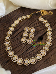 Premium Mossanite Short Neckpiece -M026