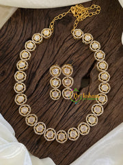 Premium Mossanite Short Neckpiece -M026