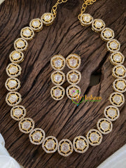 Premium Mossanite Short Neckpiece -M026