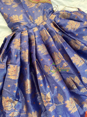 Blue Indian Traditional Dress for Girls- Girls Gown -VS1243