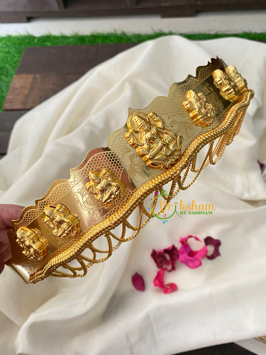 Premium Gold Look Alike Lakshmi Hipbelt -G4664