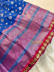 Pink Blue Indian Traditional Dress for Girls- Girls Gown -VS1242