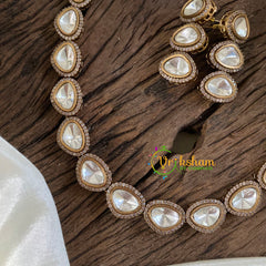 Premium Mossanite Short Neckpiece -M025