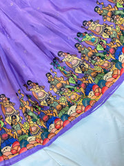 Lavender Indian Traditional Girls Lehenga -Dancers-VS1122