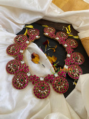 Precious Jadau Kundan Chakra Neckpiece -J593