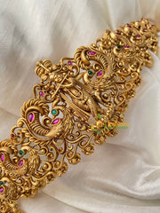 Sri Krishna Hipbelt–Gold Look alike Temple Hipbelt-G4676