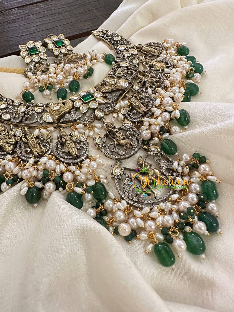 Dasavathar Victorian Diamond Statement Choker -VV121