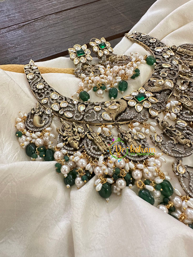 Dasavathar Victorian Diamond Statement Choker -VV121
