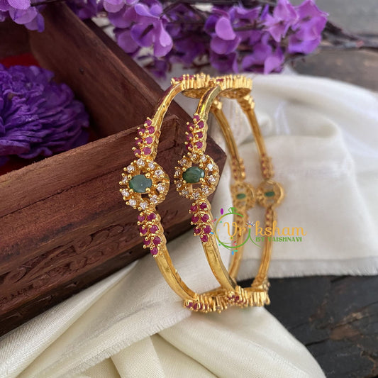 Premium AD Stone Bridal Bangles -G6815