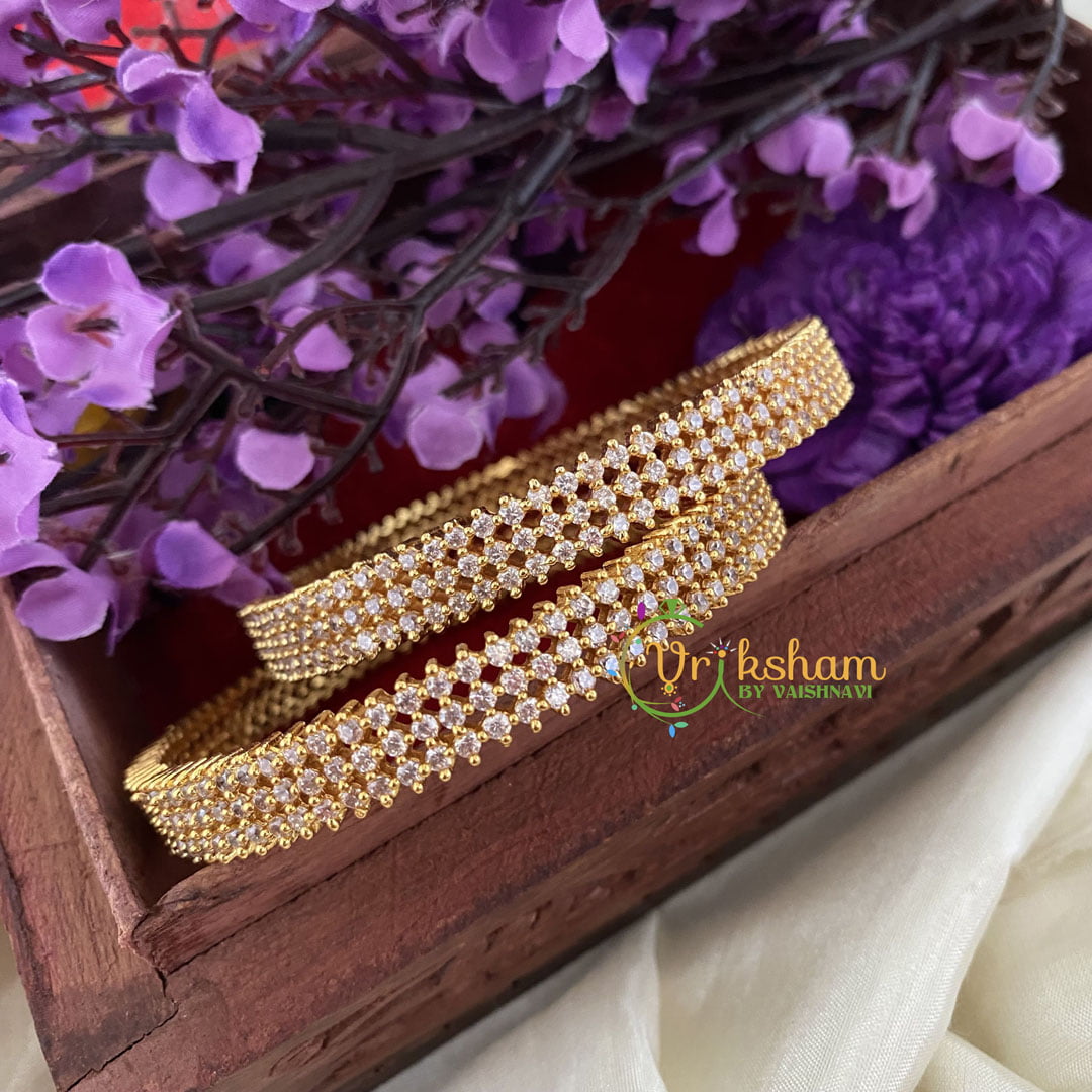 Premium AD Stone Bangles -G6801