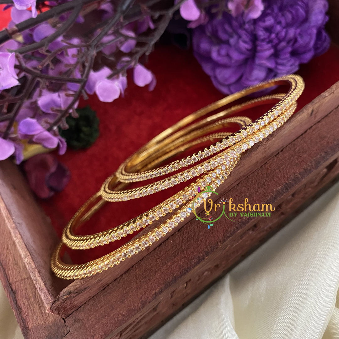 Premium AD Stone Bangles -G6821