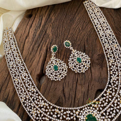 Bridal American Diamond Haram-Green-G6921