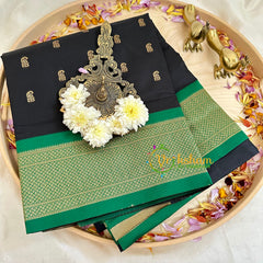 Black Paithani Soft Silk Saree -VS2212