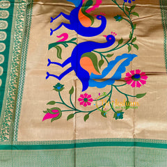 Black Paithani Soft Silk Saree -VS2212