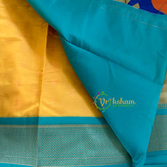 Sandal Yellow Paithani Soft Silk Saree -VS2207