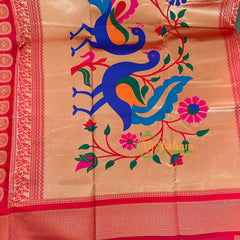 Majentha Paithani Soft Silk Saree -VS2205