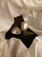 Premium White Victorian Diamond Stud-VV088