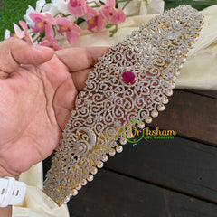 Exquisite Bridal American Diamond Hipbelt-Oval-G5760