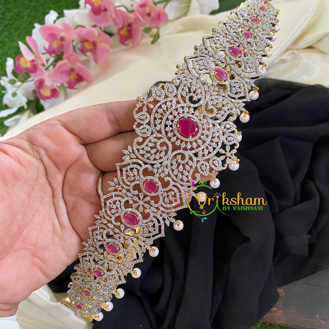 Pemium American Diamond Bridal Hipbelt-G5741