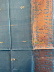 Powder blue Chinnalampattu Saree-VS557