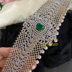 Exquisite Bridal American Diamond Hipbelt-Yazhi-Green-G5756